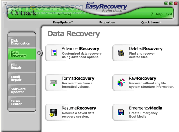 Ontrack EasyRecovery Technician 15 0 0 0 Toolkit Mac تصاویر نرم افزار  - سافت گذر