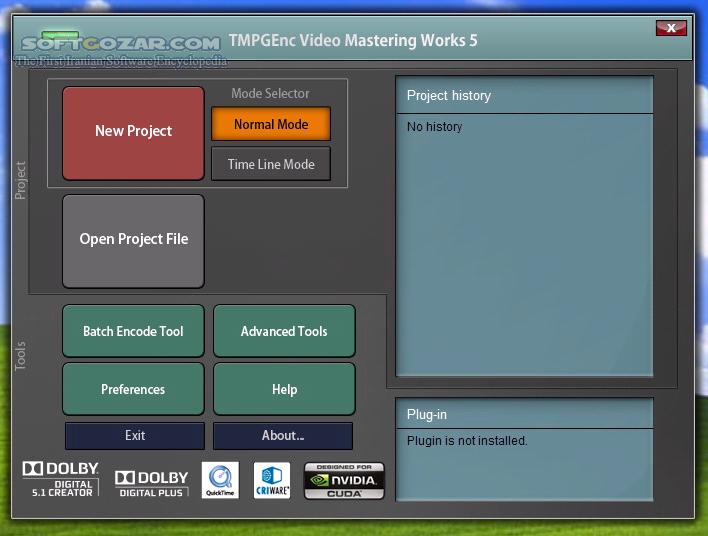 TMPGEnc Video Mastering Works 5 0 6 38 Retail Portable تصاویر نرم افزار  - سافت گذر