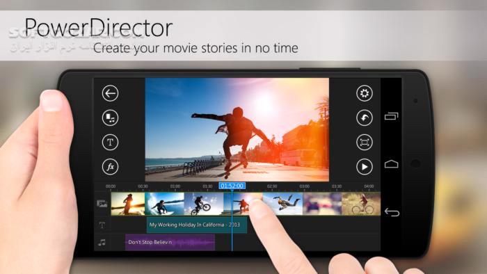 دانلود PowerDirector – Video Editor FULL 15.0.2 for Android +5.0 - دانلود ویرایش فیلم برای اندروید - سافت گذر