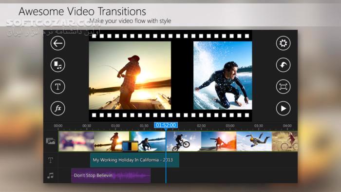دانلود PowerDirector – Video Editor FULL 15.0.2 for Android +5.0 - دانلود ویرایش فیلم برای اندروید - سافت گذر