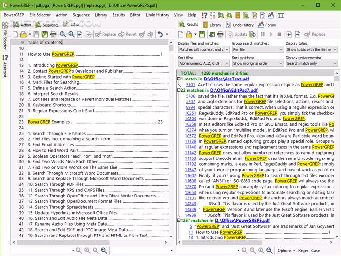 دانلود PowerGREP 5.3.3 - دانلود جستجوی پیشرفته - سافت گذر