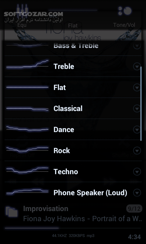 PowerAMP Music Player 3 Build 949 for Android 5 0 تصاویر نرم افزار  - سافت گذر