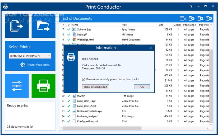 دانلود Print Conductor 9.0.2401.19160 - دانلود پرینت گرفتن از چندین فایل به‌طور همزمان - سافت گذر
