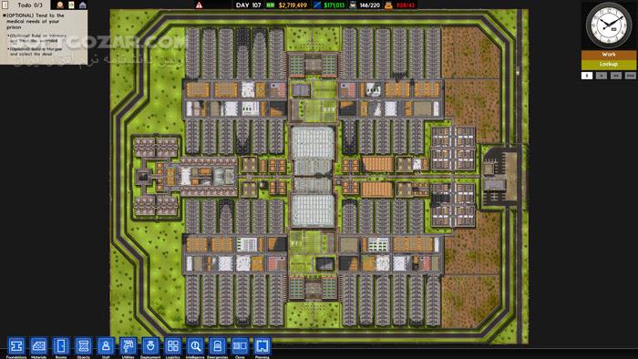 دانلود Prison Architect - The Sunset - دانلود بازی ساخت و ساز برای کامپیوتر - سافت گذر