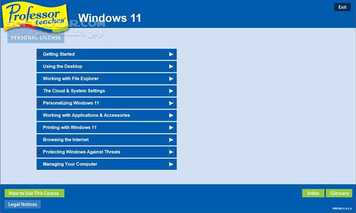 دانلود Professor Teaches Windows 11 v3.0 - دانلود آموزش استفاده از ویندوز - سافت گذر