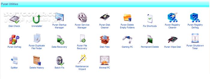 دانلود Puran Utilities v3.11 - دانلود مجموعه ابزار برای بهینه‌سازی ویندوز - سافت گذر