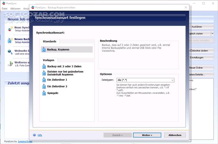 دانلود PureSync 7.2.2 - دانلود پشتیبان گیری و همگام‌ سازی فایل ها - سافت گذر
