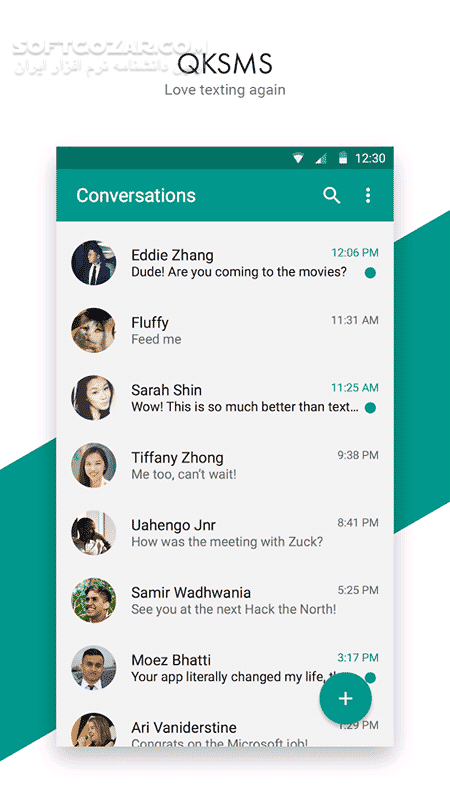 دانلود QKSMS+ Premium 3.8.1 for Android +4.0 - دانلود مدیریت پیام کوتاه با طراحی متریال برای اندروید - سافت گذر