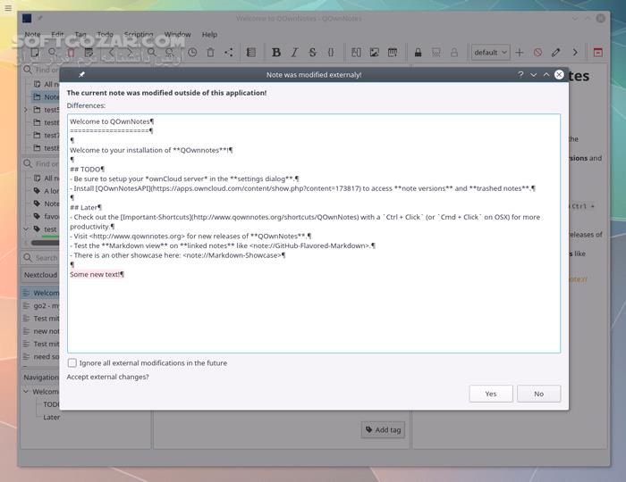 دانلود QOwnNotes 25.5.3 Build 1183 - دانلود یادداشت برداری - سافت گذر
