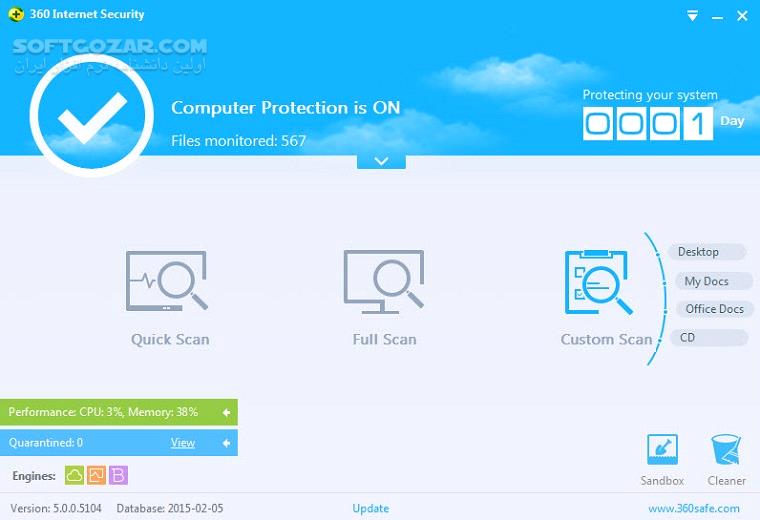 دانلود Qihoo 360 Total Security 11.0.0.1195 - دانلود آنتی ویروس چیهو - سافت گذر