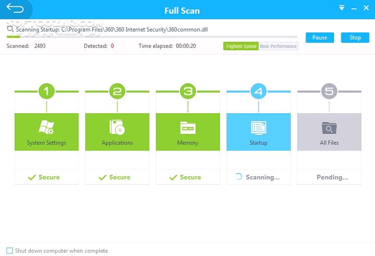 دانلود Qihoo 360 Total Security 11.0.0.1195 - دانلود آنتی ویروس چیهو - سافت گذر