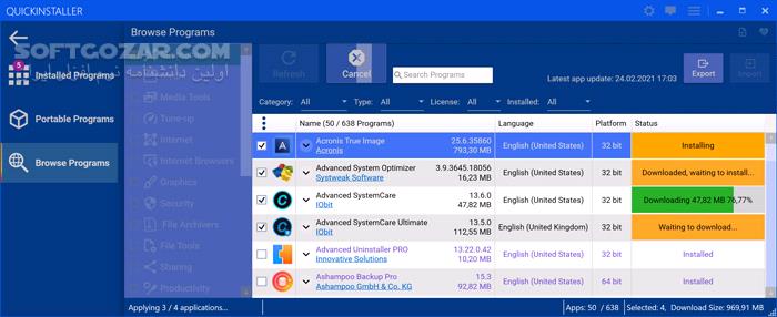 دانلود QuickInstaller 0.4.9211.14756 Preview - دانلود کوییک اینستالر - سافت گذر