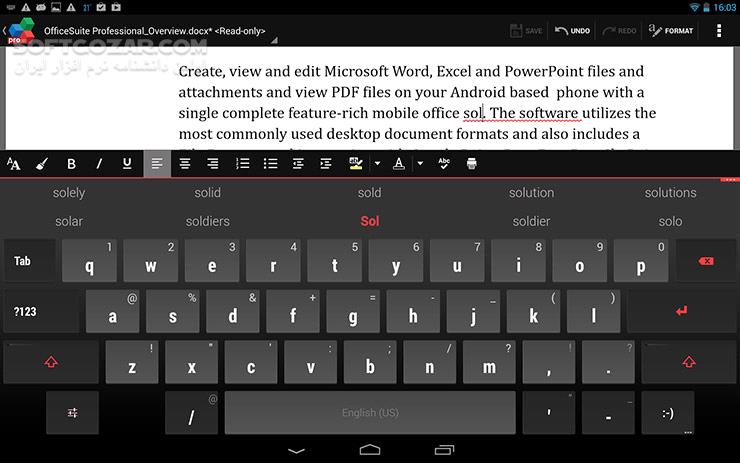 QuickWrite Keyboard 3 0 57 for Android 2 3 تصاویر نرم افزار  - سافت گذر