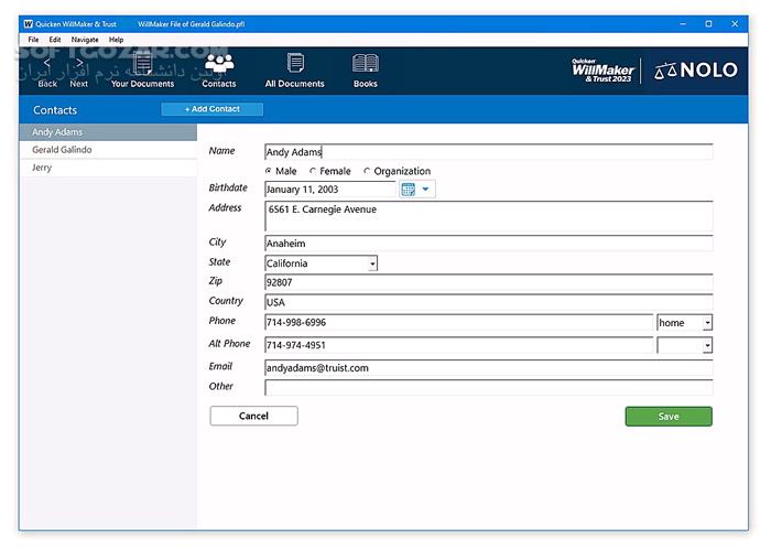 دانلود Quicken WillMaker & Trust 2024 v24.2.2928 - دانلود مدیریت اموال، اسناد و تنظیم وصیت‌نامه - سافت گذر