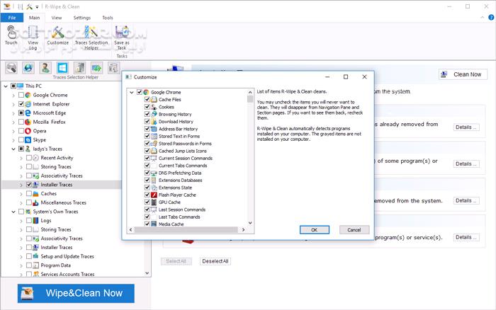 دانلود R-Wipe & Clean 20.0.2518 - دانلود پاکسازی ویندوز - سافت گذر
