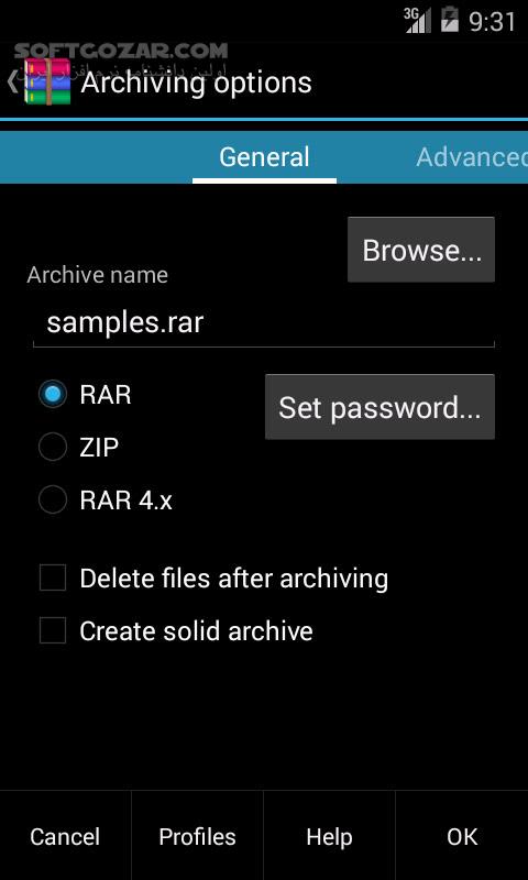 دانلود RAR for Android Premium 7.01 for Android +4.0 - دانلود وینرار اندروید برای اندروید - سافت گذر