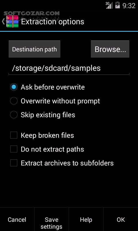 دانلود RAR for Android Premium 7.01 for Android +4.0 - دانلود وینرار اندروید برای اندروید - سافت گذر