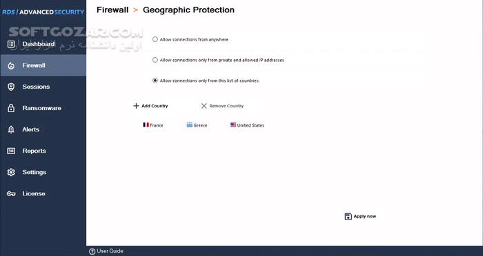 دانلود RDS Advanced Security Ultimate 7.3.3.25 - دانلود حفاظت از ریموت دسکتاپ - سافت گذر