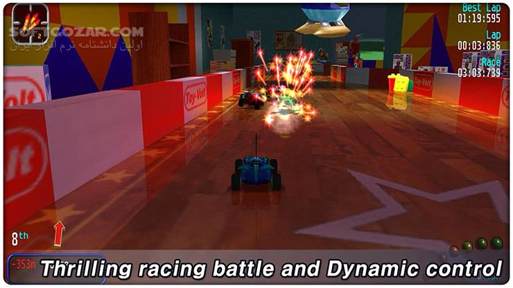 دانلود RE-VOLT Classic - 3D Racing Premium 1.3.0 for Android +2.3 - دانلود بازی ماشین کنترلی برای اندروید - سافت گذر