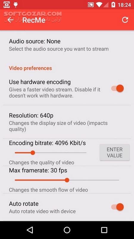 دانلود RecMe Pro Screen Recorder HD 2.7.0 for Android +4.0.3 - دانلود ضبط حرفه ای صفحه نمایش برای اندروید - سافت گذر