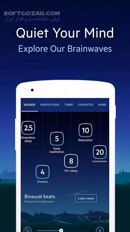 دانلود BetterSleep: Sleep tracker 25.6 for Android +8.0 - دانلود ریلکس ملودی برای اندروید - سافت گذر