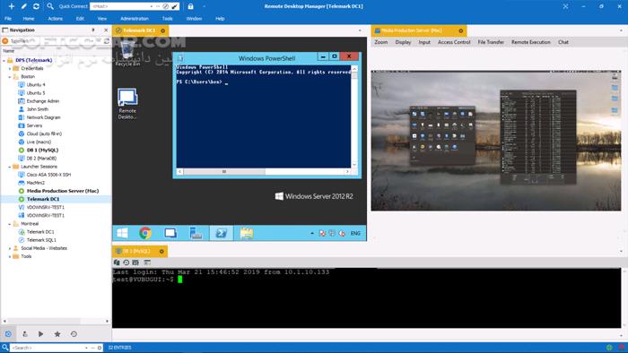 دانلود Remote Desktop Manager Enterprise 2024.2.16 - دانلود مدیریت ریموت دسکتاپ - سافت گذر