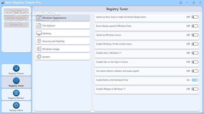 دانلود Revo Registry Cleaner Pro 1.2.5 - دانلود پاکسازی رجیستری - سافت گذر