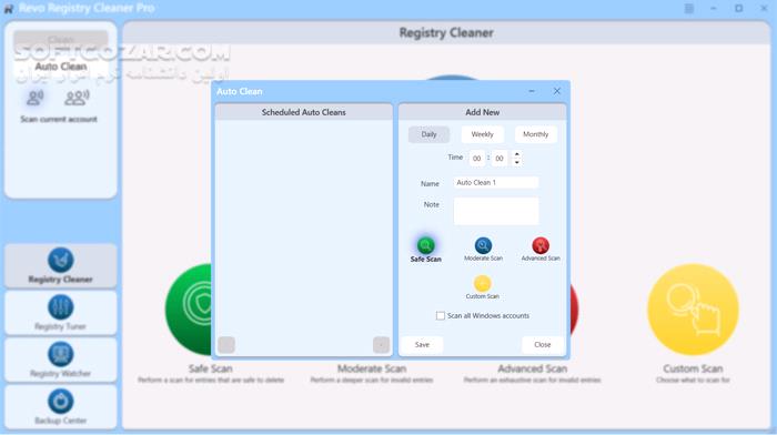 دانلود Revo Registry Cleaner Pro 1.2.5 - دانلود پاکسازی رجیستری - سافت گذر