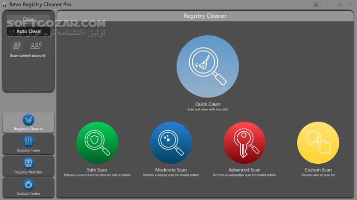 دانلود Revo Registry Cleaner Pro 1.2.5 - دانلود پاکسازی رجیستری - سافت گذر
