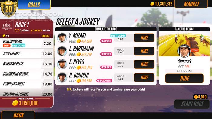 دانلود Rival Stars Horse Racing: Desktop Edition - دانلود بازی مسابقه اسب سواری برای کامپیوتر - سافت گذر
