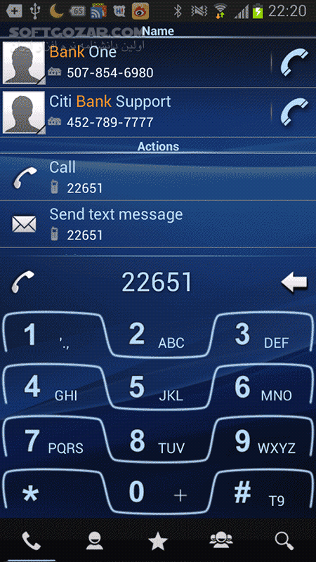دانلود RocketDial Pro 3.9.7 for Android +2.1 - دانلود شماره گیر موبایل برای اندروید - سافت گذر