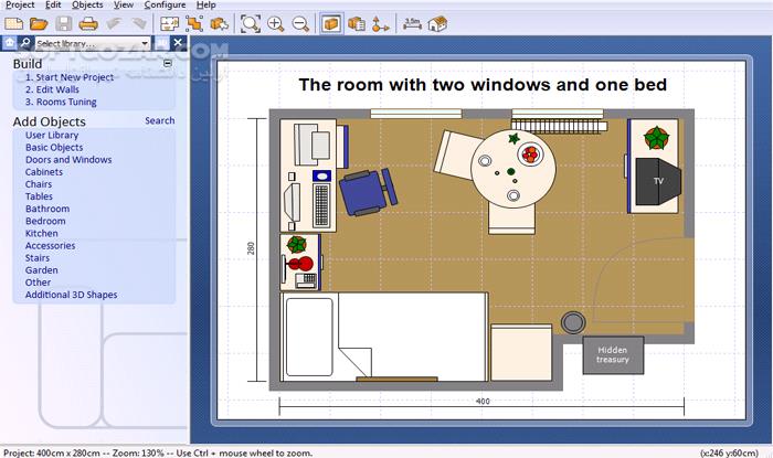 دانلود Room Arranger 9.8.2.644 - دانلود طراحی چیدمان دکوراسیون - سافت گذر