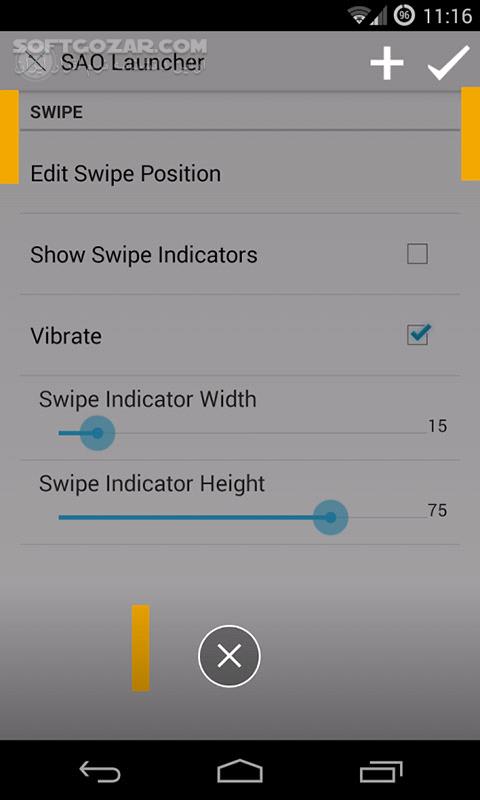 دانلود SAO Launcher PRO 4.0.3 for Adnroid +4.0 - دانلود لانچر ویژه اندروید برای اندروید - سافت گذر