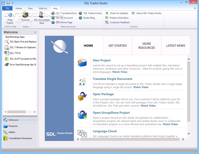 دانلود Trados Studio 2022 SR1 Professional 17.1.6.16252 / 2021 / 2019 - دانلود نرم افزار ترجمه به کمک رایانه - سافت گذر