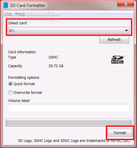 دانلود SD Memory Card Formatter 5.0.3 / macOS - دانلود فرمت کننده مموری کارت - سافت گذر