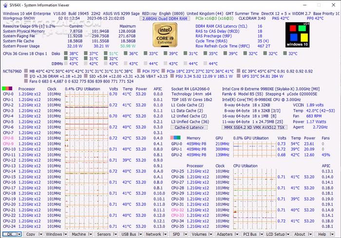 دانلود SIV (System Information Viewer) 5.77 - دانلود مشاهده کامل اطلاعات سخت افزاری - سافت گذر