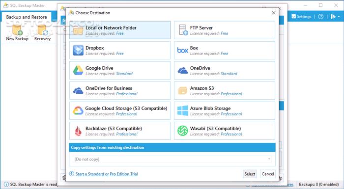 دانلود SQL Backup Master 7.8.888 - دانلود پشتیبان‌گیری از پایگاه‌های داده - سافت گذر