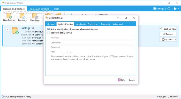 دانلود SQL Backup Master 7.8.888 - دانلود پشتیبان‌گیری از پایگاه‌های داده - سافت گذر