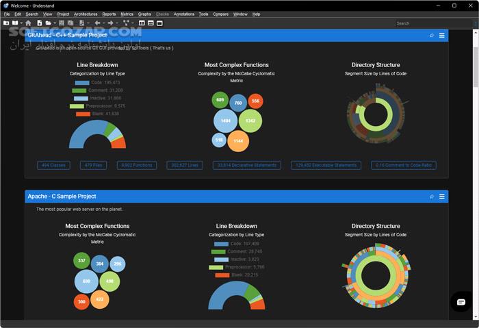 دانلود Scientific Toolworks Understand 7.1 Build 1232 - دانلود تحلیل کد - سافت گذر