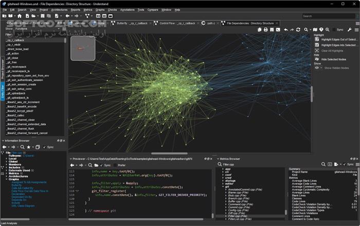 دانلود Scientific Toolworks Understand 7.1 Build 1232 - دانلود تحلیل کد - سافت گذر
