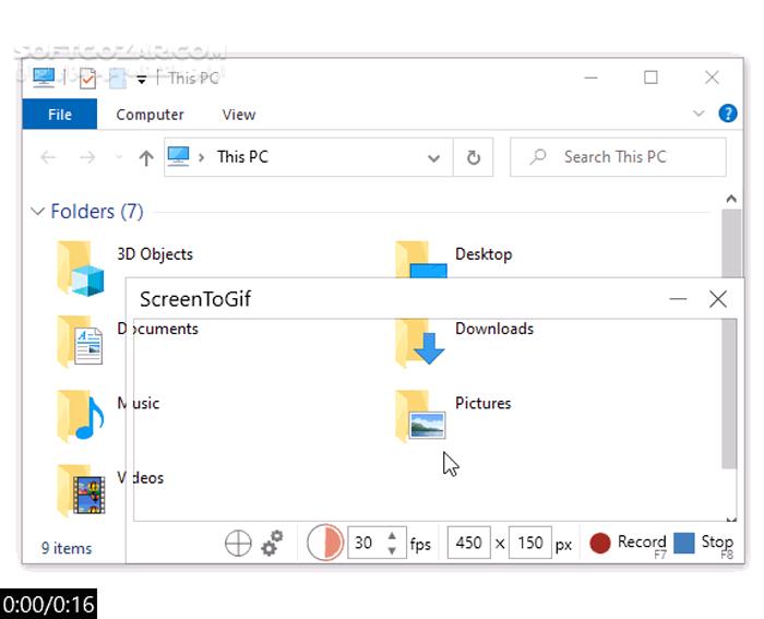 دانلود ScreenToGif 2.41.2 - دانلود ساخت گیف - سافت گذر