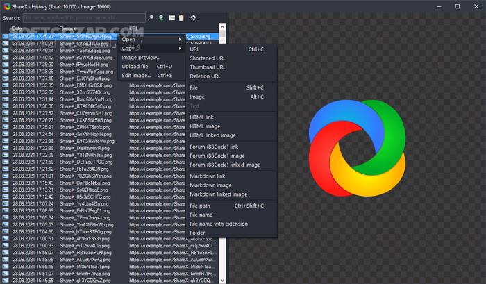 دانلود ShareX v14.0.1 - دانلود گرفتن عکس و فیلم از صفحه کامپیوتر - سافت گذر