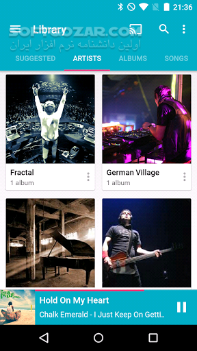 دانلود Shuttle+ Music Player 2.0.17 for Android +4.1 - دانلود شاتل پلاس برای اندروید - سافت گذر