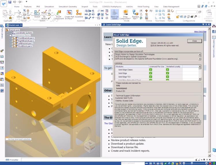 دانلود Siemens Solid Edge 2023 MP04 Premium / 2022 MP13 / 2021 MP12 / 2020 MP12 - دانلود طراحی سه بعدی زیمنس سالید اج - سافت گذر