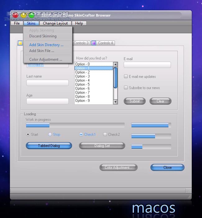 SkinCrafter for VS 2005 2008 2010 v3 5 0 0 x86 x64 3 7 1 for VS 2005 2008 تصاویر نرم افزار  - سافت گذر
