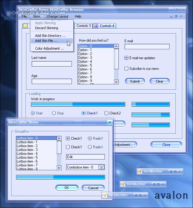 SkinCrafter for VS 2005 2008 2010 v3 5 0 0 x86 x64 3 7 1 for VS 2005 2008 تصاویر نرم افزار  - سافت گذر
