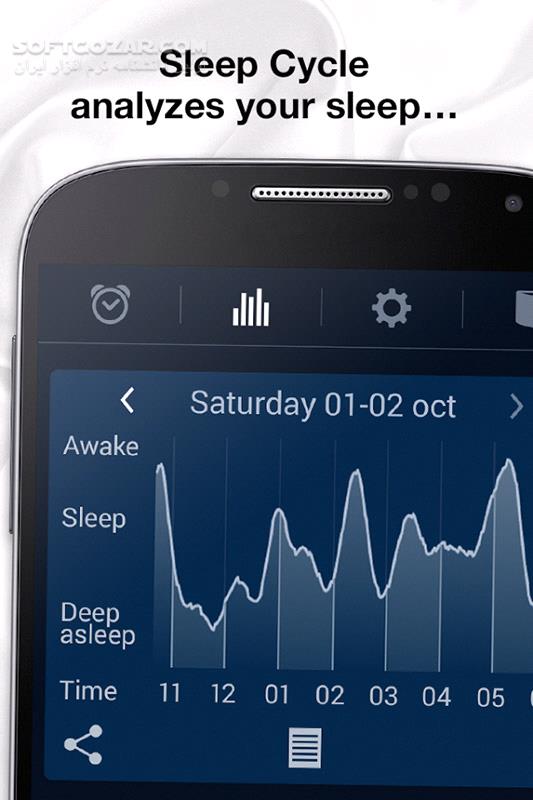 دانلود Sleep Cycle: alarm clock 4.25.04 for Android +8.0 - دانلود آلارم‌ کارساز اسلیپ‌ سایکل برای اندروید - سافت گذر