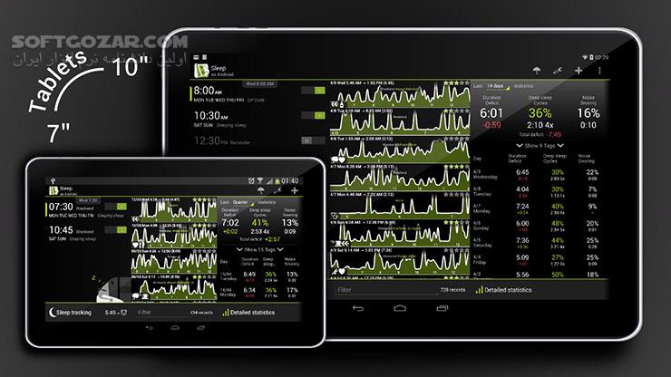 دانلود Sleep as Android 20250220 for Android +7.0 - دانلود آلارم و مدیریت خواب برای اندروید - سافت گذر