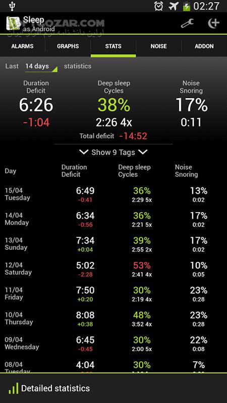 دانلود Sleep as Android 20250220 for Android +7.0 - دانلود آلارم و مدیریت خواب برای اندروید - سافت گذر