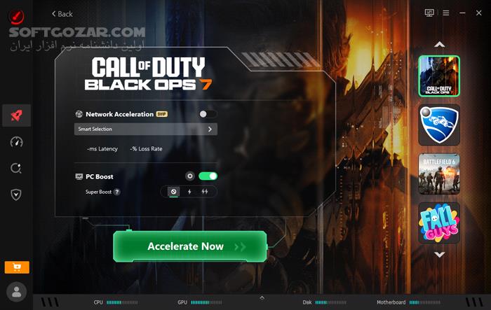 دانلود Smart Game Booster 6.0.0.1183 - دانلود بهینه‌سازی بازی در کامپیوتر - سافت گذر